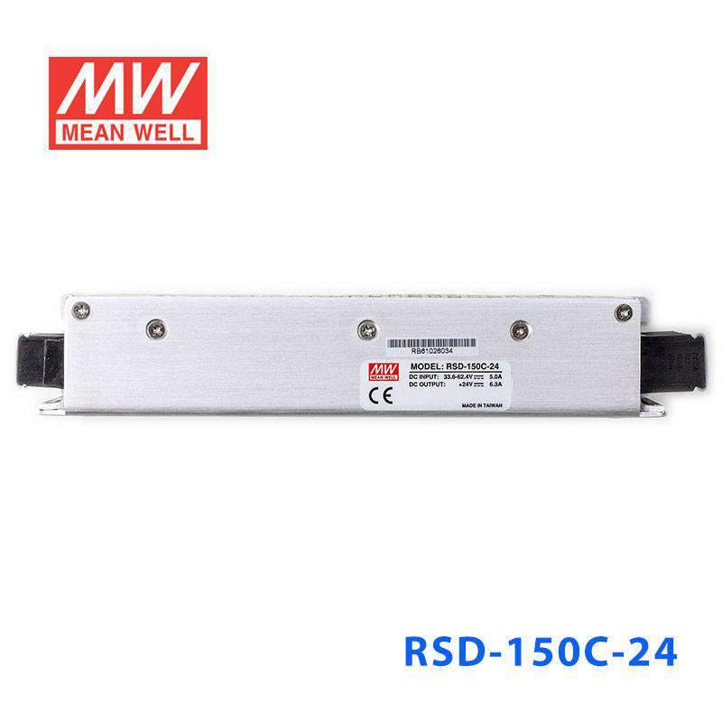 Mean Well RSD-150C-24 DC-DC Converter - 151.2W - 33.6~62.4V in 24V out 6.3A - PHOTO 2
