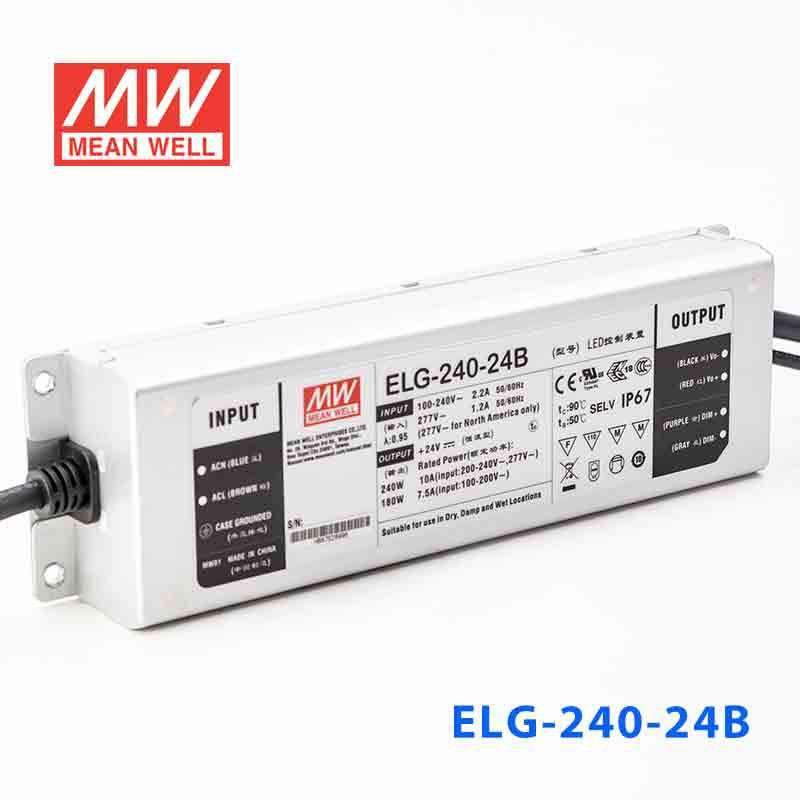 Mean Well ELG-240-24B Power Supply 240W 24V - Dimmable 10A - PHOTO 1