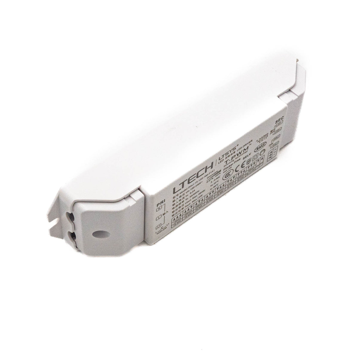 LTECH DALI - 15 - 150 - 700 - F1A1 15W 150mA ~ 700mA Dali LED Driver - Selectable Output - DALI - 15 - 150 - 700 - F1A1 - powersupplymall.com