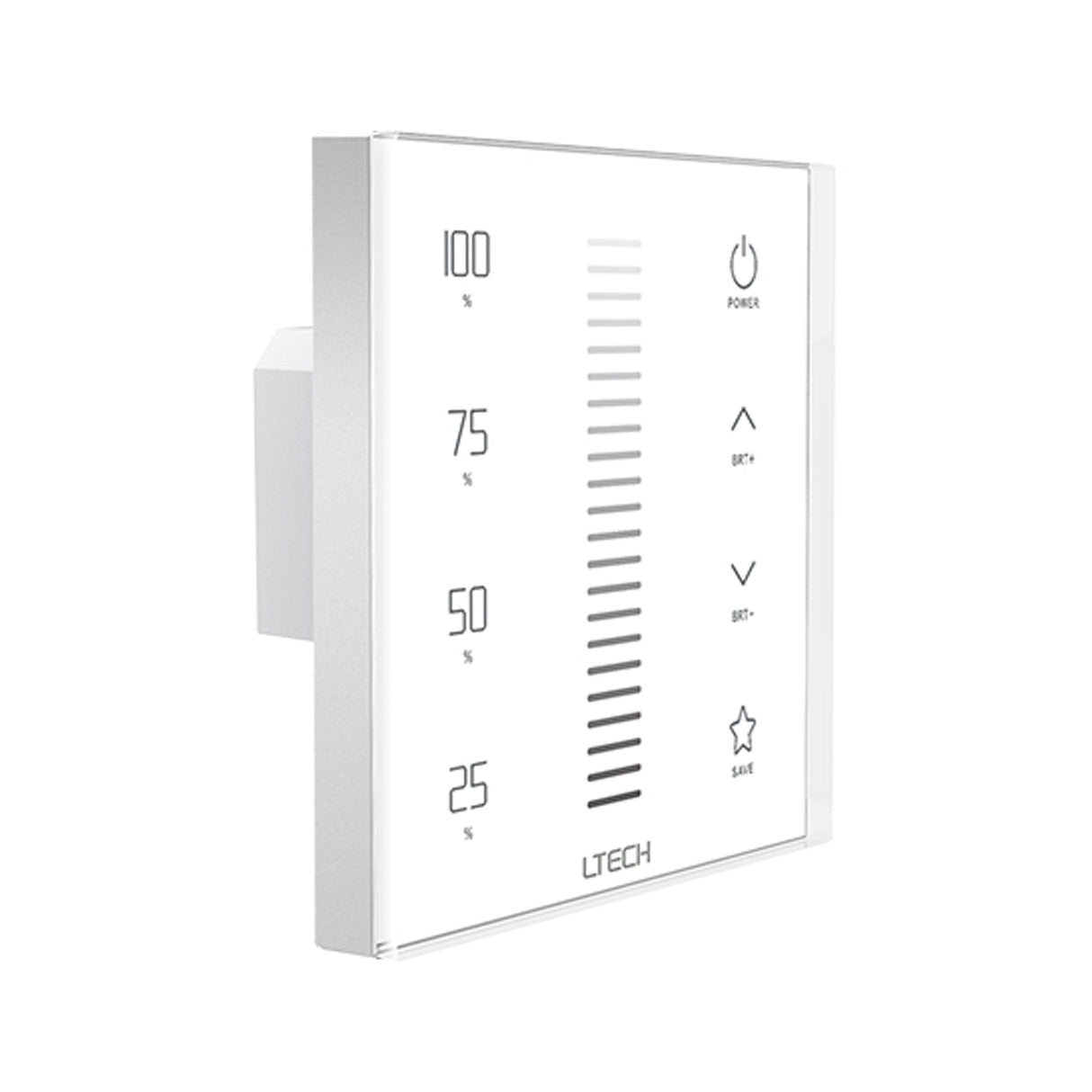 Ltech E1S - AD Touch Panel - 0 - 10V/10V PWM Dimmer - E1S - AD - powersupplymall.com