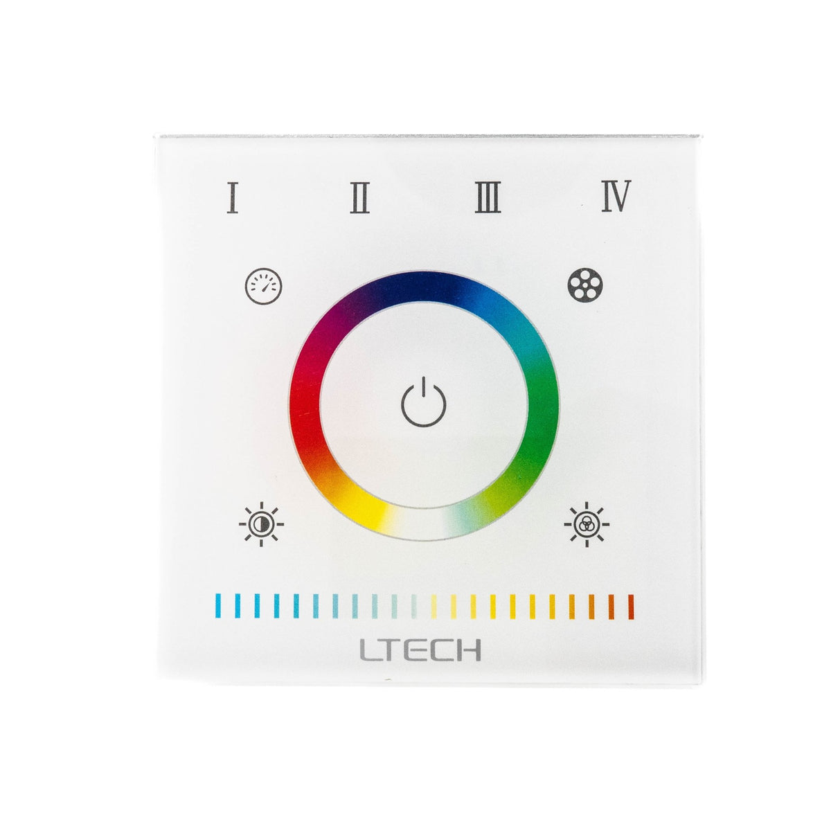 Ltech E5S Multi-zone Touch Panel - RGBWW - E5S - powersupplymall.com
