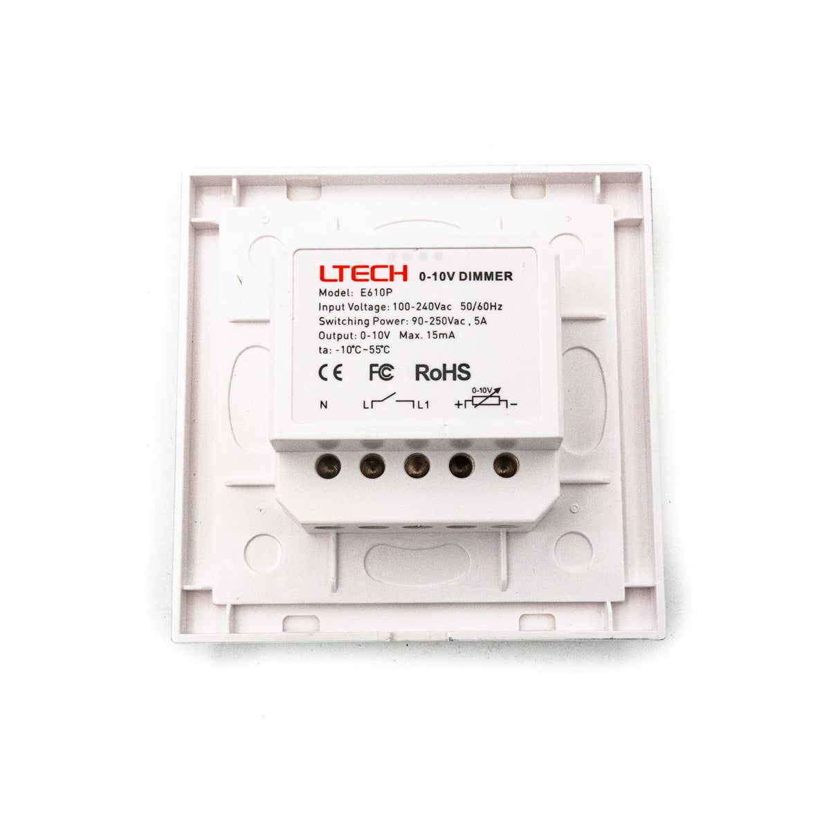 Ltech E610P Rotary Panel - 0 - 10V Dimmer - E610P - powersupplymall.com