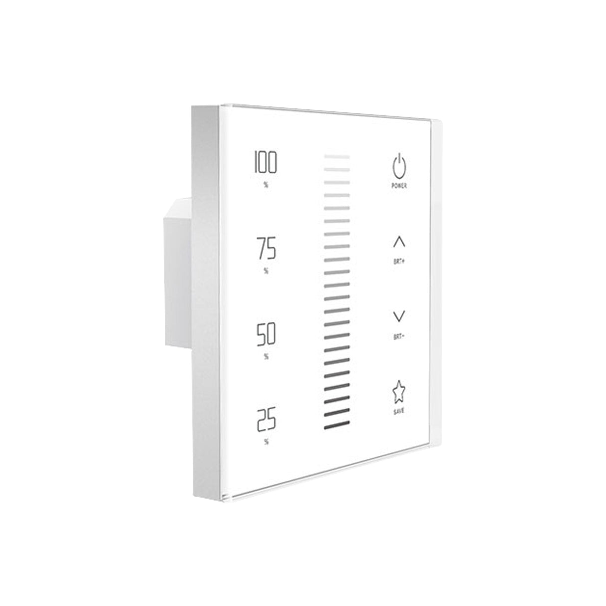 Ltech EX1S Wireless RF/DMX512 Single - zone Touch Panel - Dimming - EX1S - powersupplymall.com