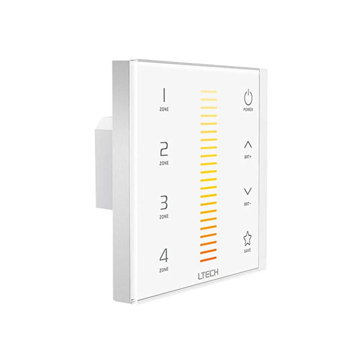 Ltech EX6 Wireless RF/DMX512 Multi - zone Touch Panel - Colour Temperature - EX6 - powersupplymall.com