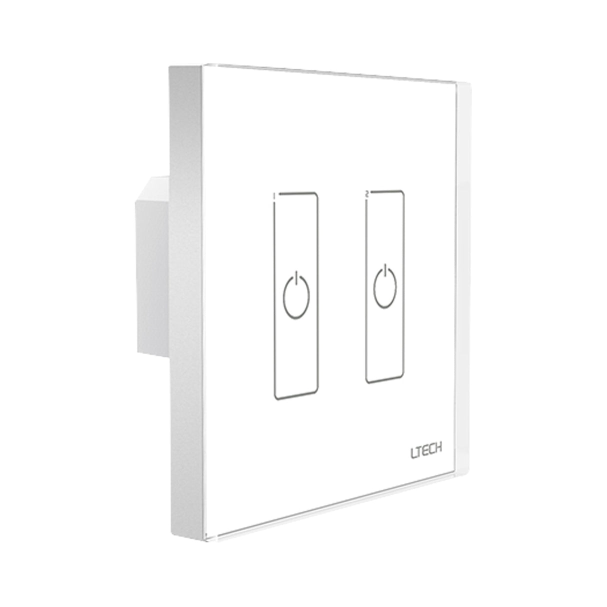Ltech EXC2 2 Switch Wireless RF/DMX512 Touch Panel - Dimming - EXC2 - powersupplymall.com