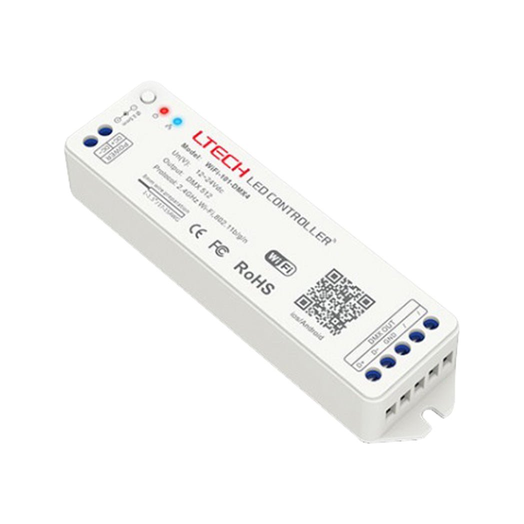 Ltech LED Controller WiFi DMX - WiFi - 101 - DMX4 - WiFi - 101 - DMX4 - powersupplymall.com