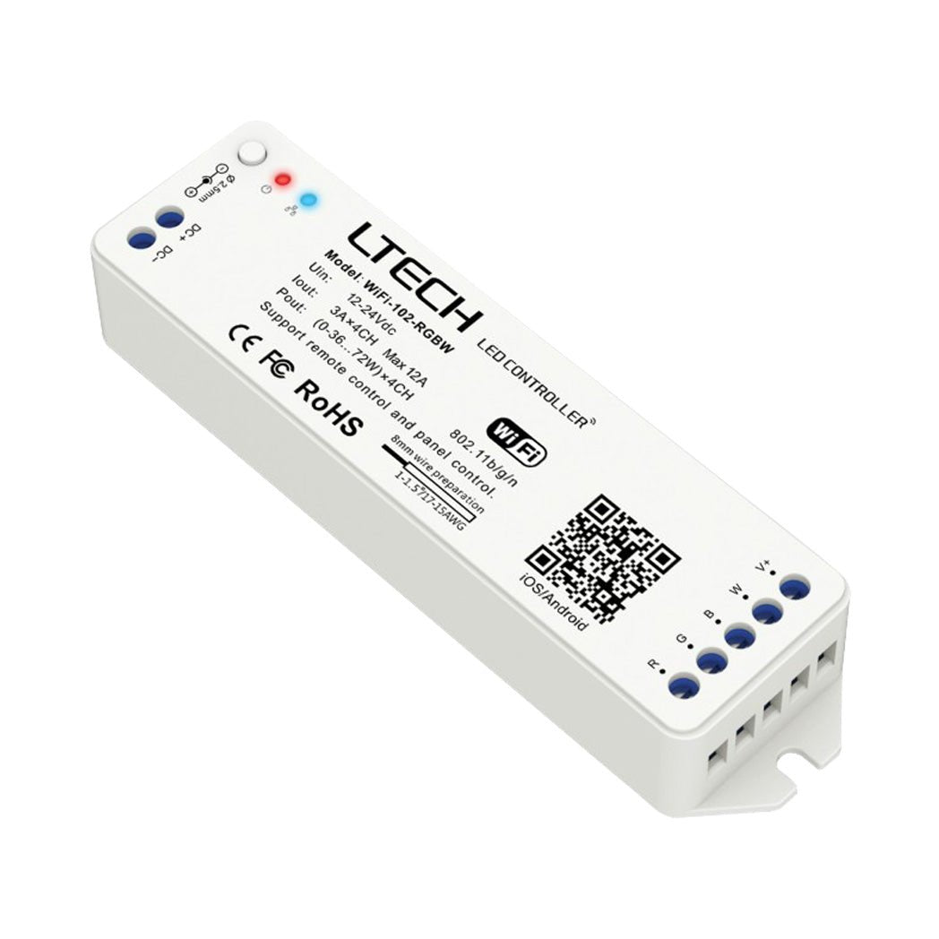 Ltech LED WIFI Controller - RGBW - WIFI - 102 - RGBW - powersupplymall.com