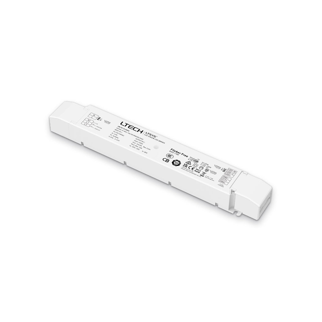 LTECH LM - 75 - 12 - G2A2 75W 12VDC CV LED Driver - 0/1 - 10Vdimmable - LM - 75 - 12 - G2A2 - powersupplymall.com