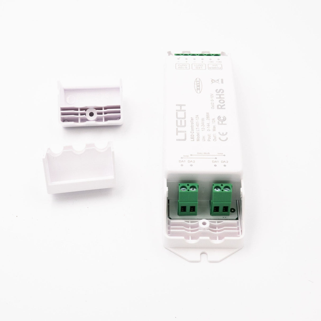 Ltech LT-401-12A Constant Voltage Controller - DALI Dimming - LT-401-12A - powersupplymall.com