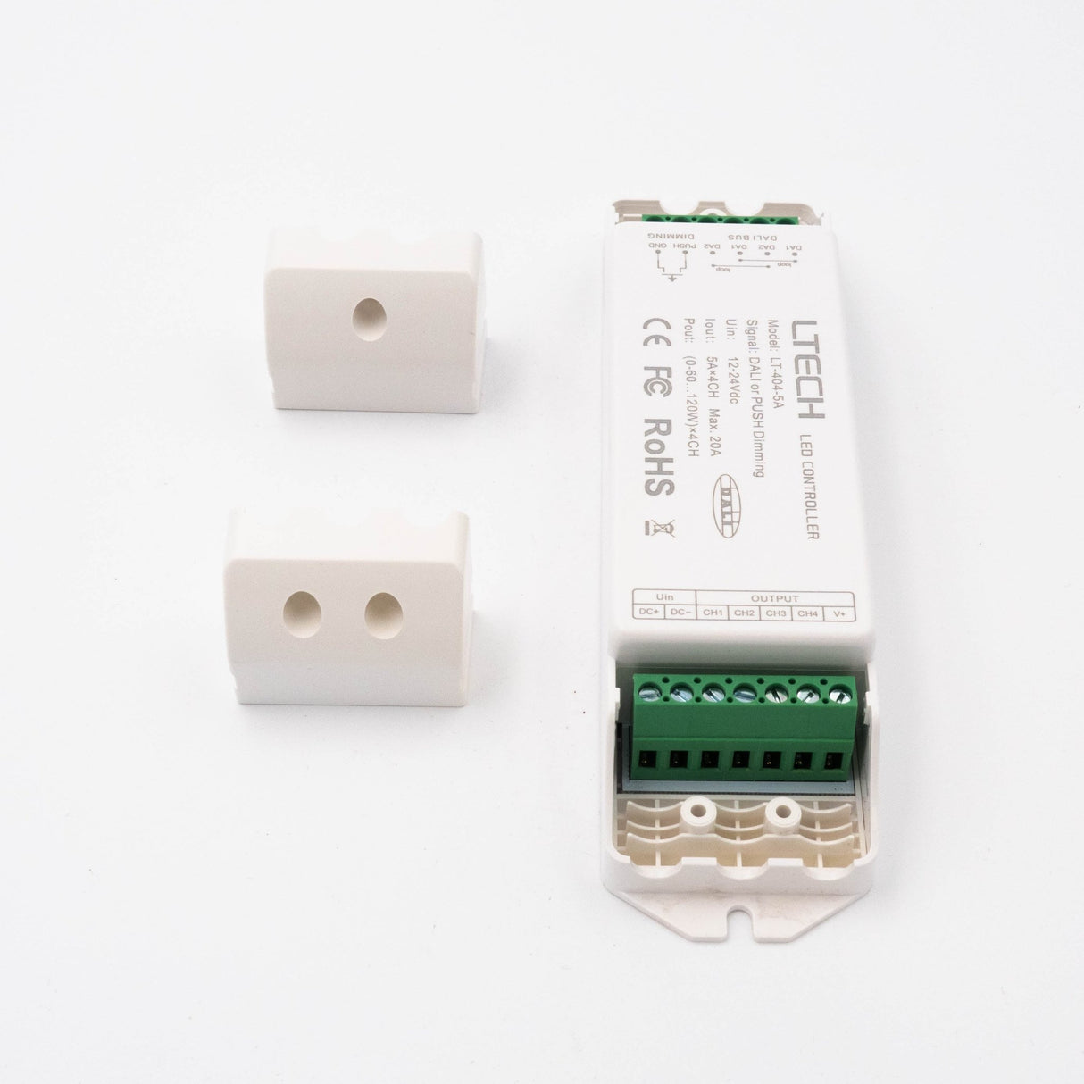 Ltech LT - 404 - 5A Constant Voltage Controller - DALI/Push RGBW - LT - 404 - 5A - powersupplymall.com