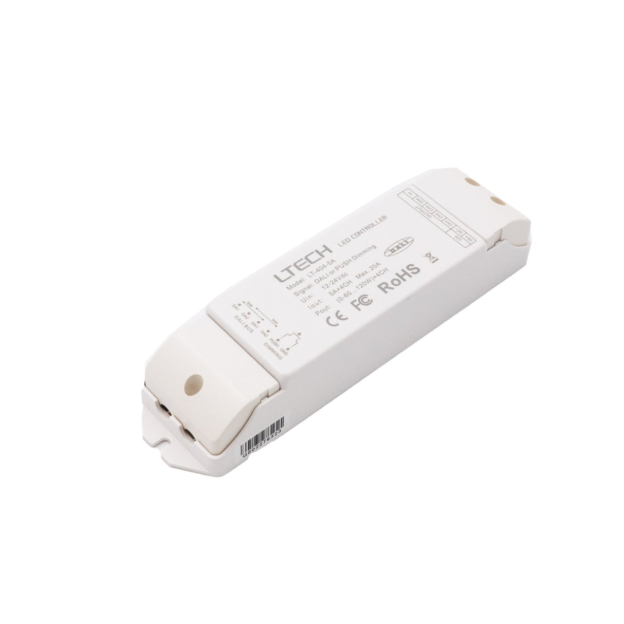 Ltech LT - 404 - 5A Constant Voltage Controller - DALI/Push RGBW - LT - 404 - 5A - powersupplymall.com