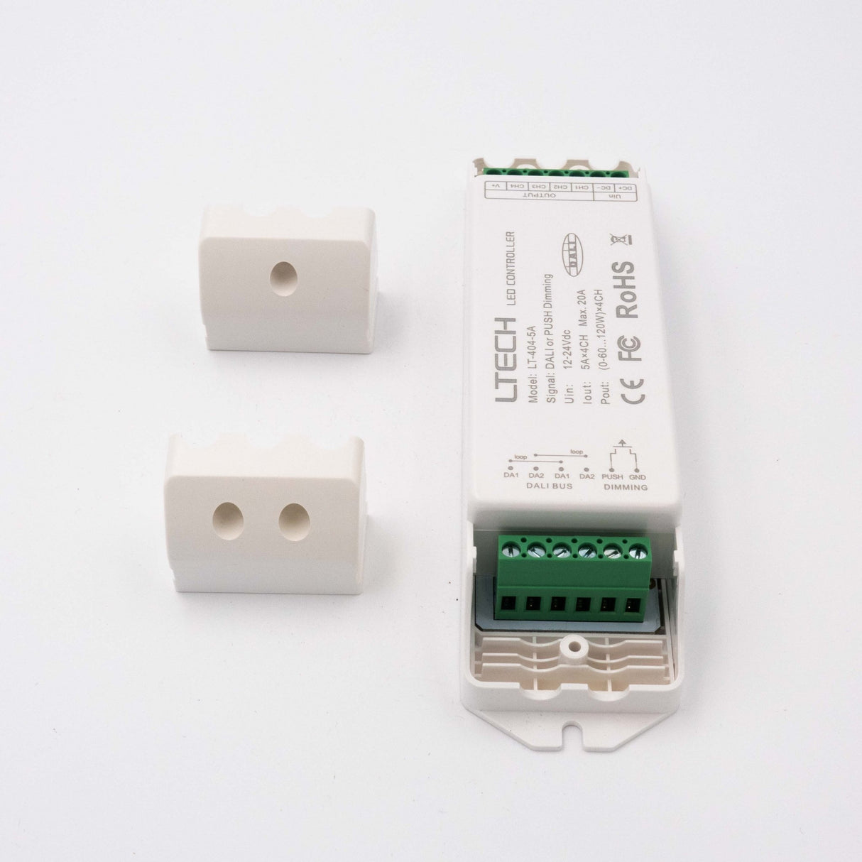 Ltech LT-404-5A Constant Voltage Controller - DALI/Push RGBW - LT-404-5A - powersupplymall.com