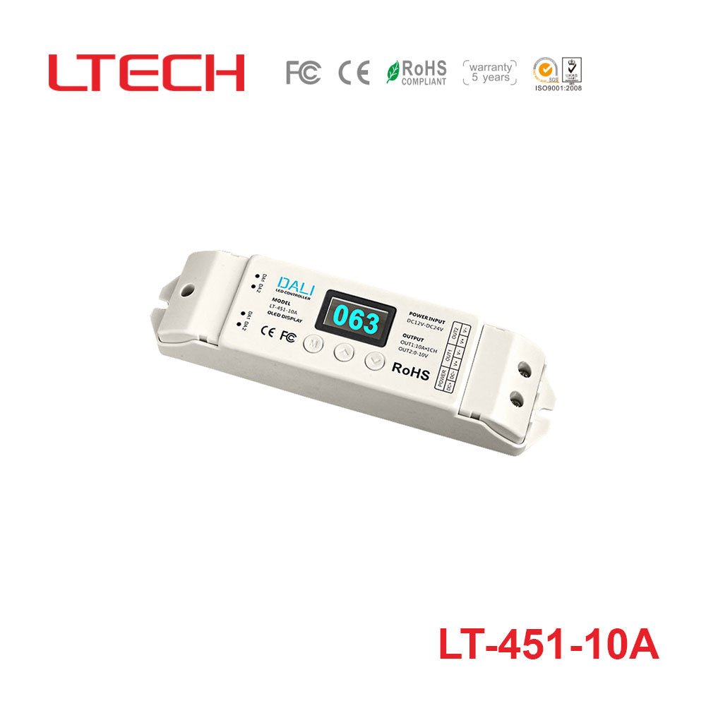 Ltech LT - 451 - 10A Dali Led Dimming Driver - LT-451-10A - powersupplymall.com