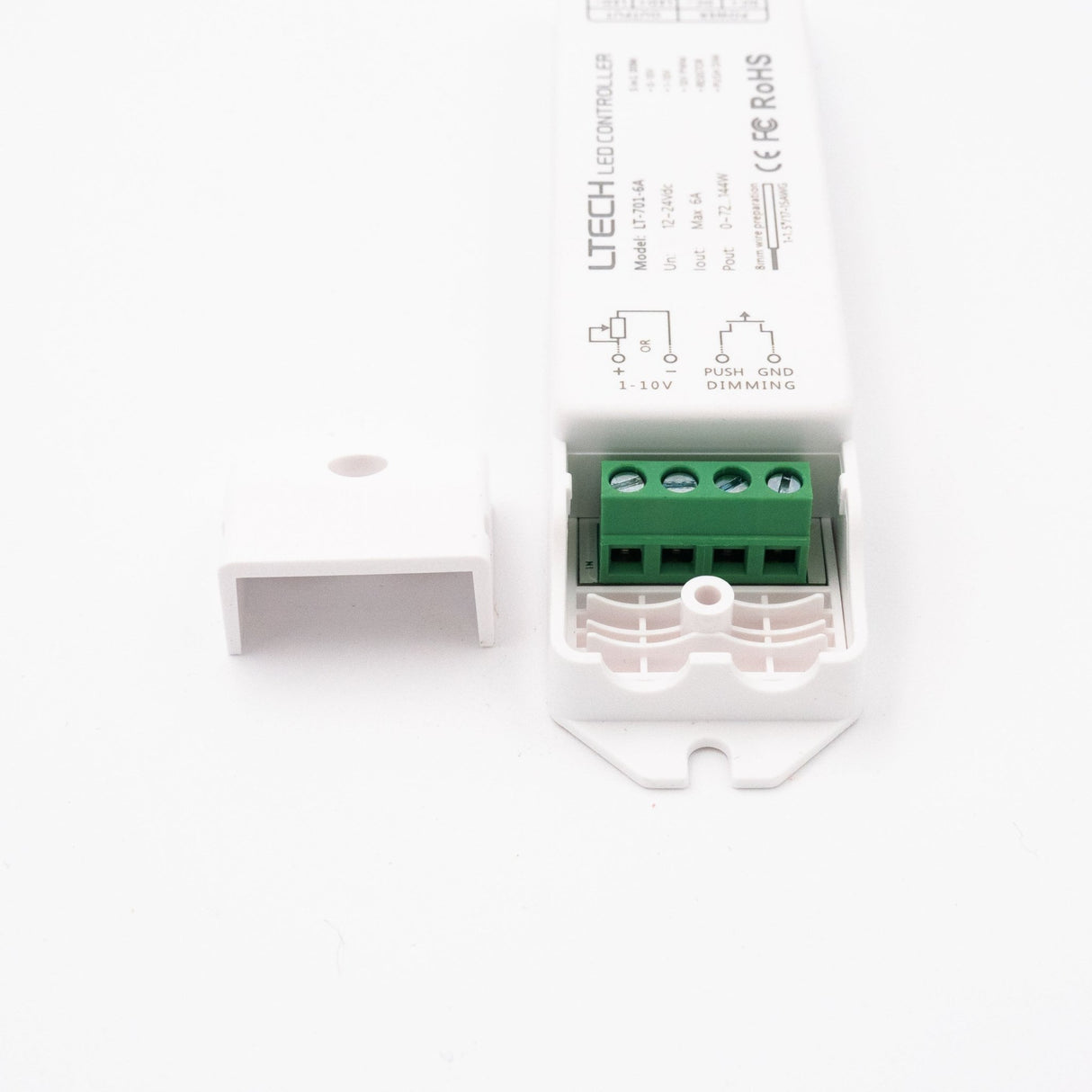 Ltech LT-701-6A Constant Voltage Controller - 0-10V/Push Dimmable - LT-701-6A - powersupplymall.com