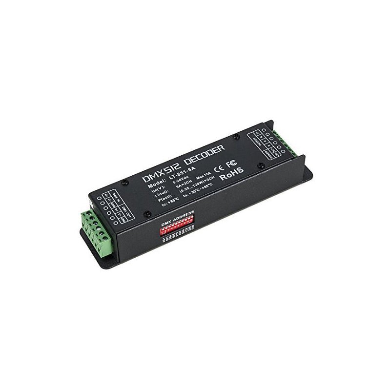 Ltech LT - 851 - 5A Constant Voltage Decoder - DMX/RDM - LT - 851 - 5A - powersupplymall.com