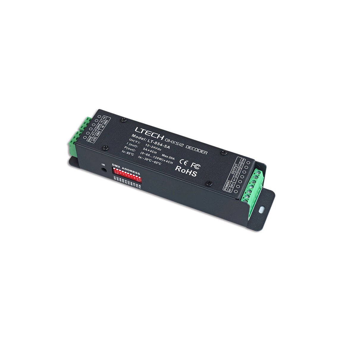 Ltech LT - 854 - 5A Constant Voltage Decoder - DMX/RDM - LT - 854 - 5A - powersupplymall.com