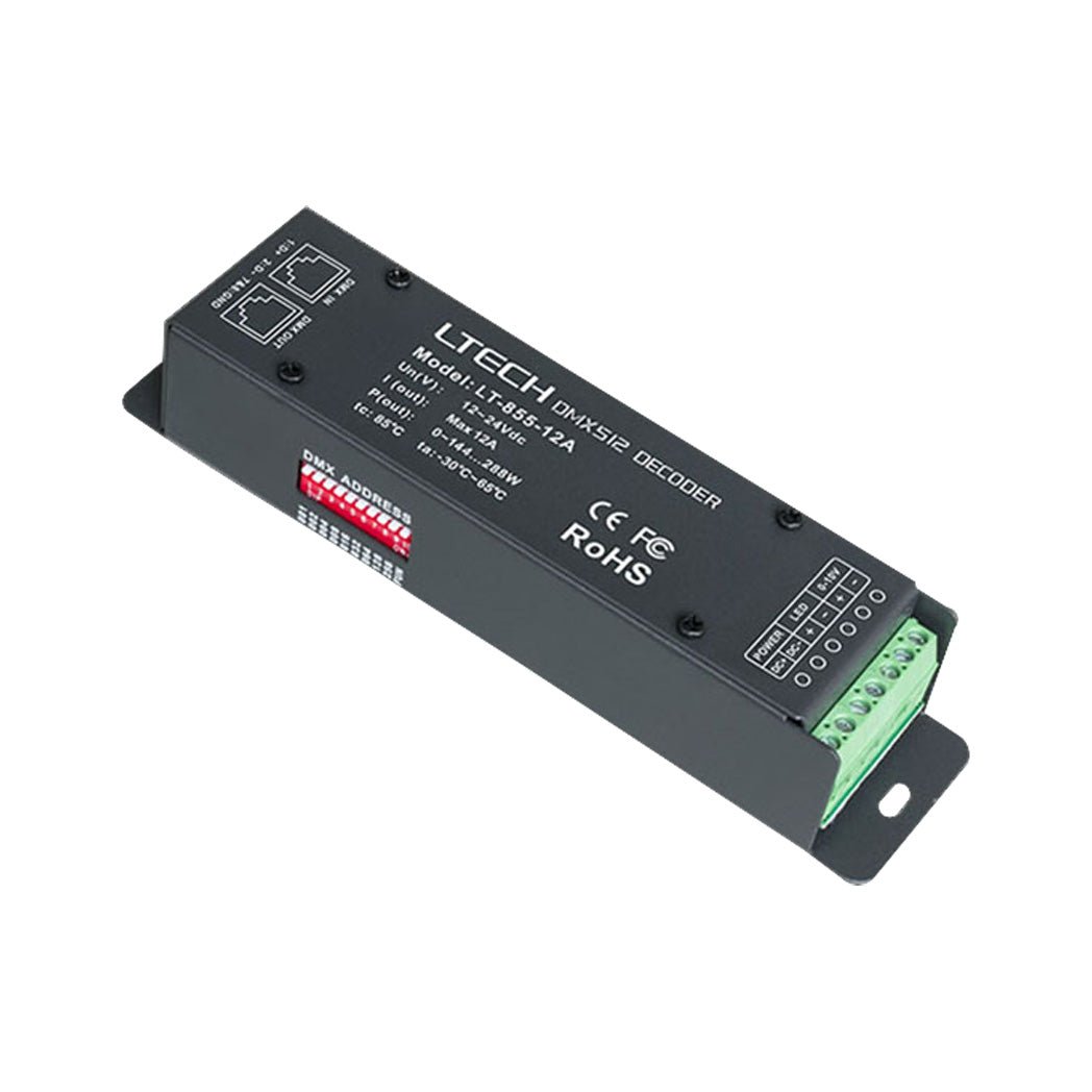 Ltech LT - 855 - 12A DMX - PWM CV DECODER - LT - 855 - 12A - powersupplymall.com