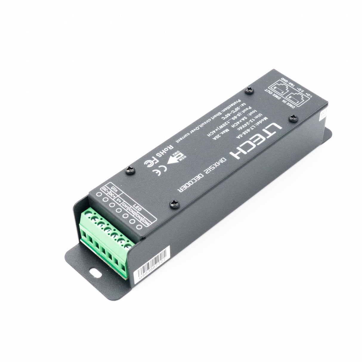Ltech LT - 858 - 5A Constant Voltage Decoder - DMX - LT - 858 - 5A - powersupplymall.com