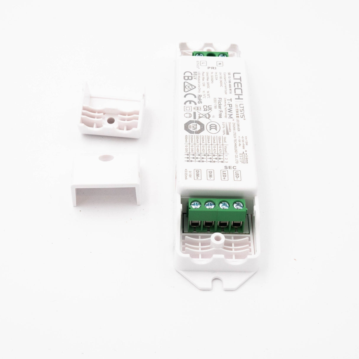 Ltech SE - 12 - 100 - 400 - W1A 12W 100mA ~ 400mA CC 0 - 10V LED Driver - SE - 12 - 100 - 400 - W1A - powersupplymall.com