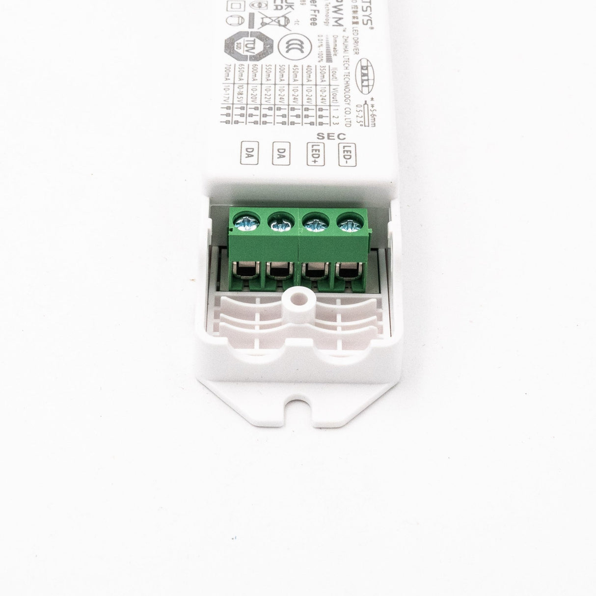 LTECH SE - 12 - 350 - 700 - W1D 12W 350mA ~ 700mA CC DALI2 LED Driver - Selectable Output - SE - 12 - 350 - 700 - W1D - powersupplymall.com