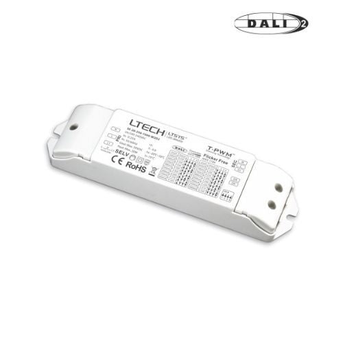 LTECH SE - 20 - 250 - 1000 - W2D2 20W 250mA ~ 1000mA CC DALI2 LED Driver - Tunable White - SE - 20 - 250 - 1000 - W2D2 - powersupplymall.com