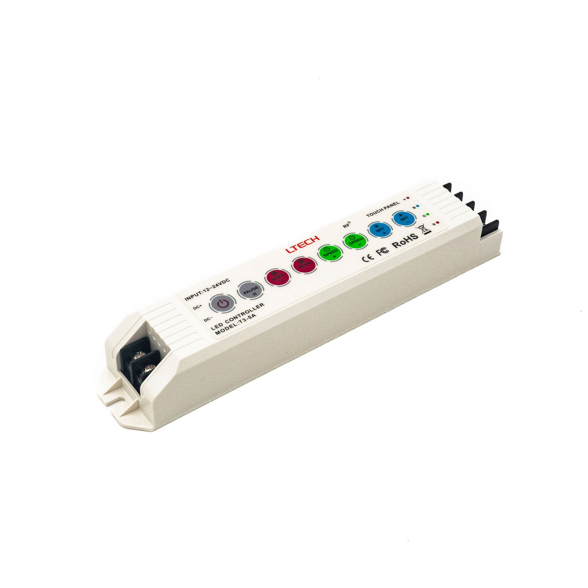 Ltech T3 - 5A Wireless RF Constant Voltage Controller - 3 Channel - T3 - 5A - powersupplymall.com