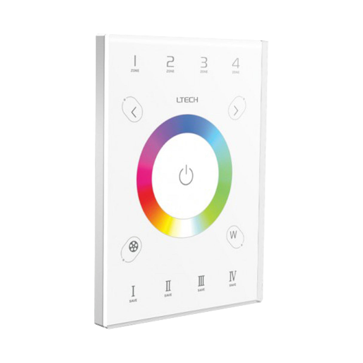 Ltech UX8 Wireless RF/DMX512 Multi - zone Touch Panel - RGBW - UX8 - powersupplymall.com