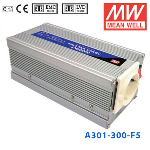 Mean Well A301-300-B2 Modified sine wave 300W 110V - DC-AC Inverter - A301-300-B2 - powersupplymall.com