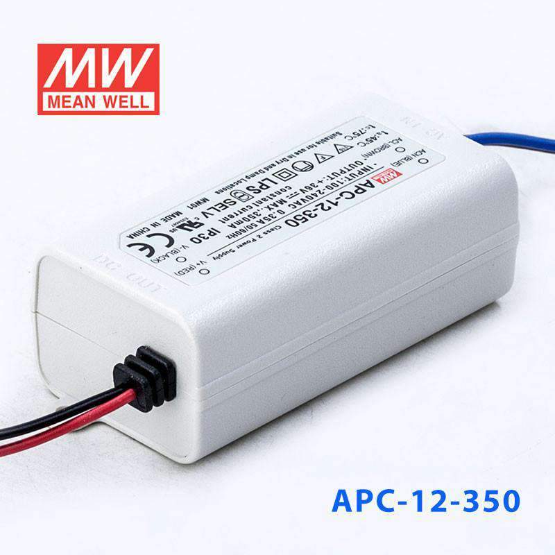 Mean Well APC - 12 - 350 Power Supply 12W 350mA - APC - 12 - 350 - powersupplymall.com