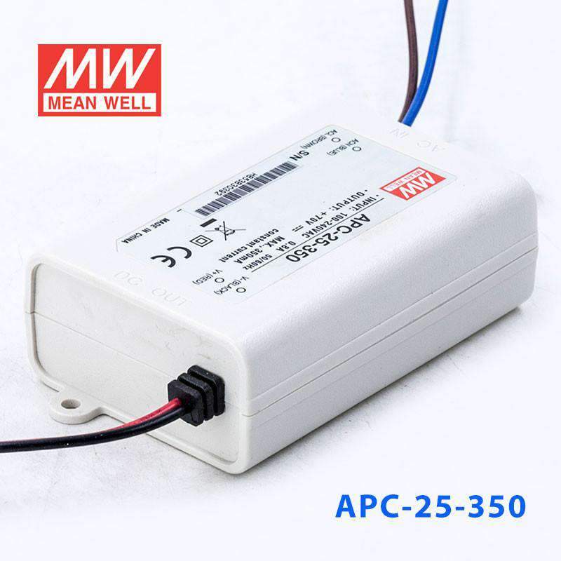 Mean Well APC - 25 - 350 Power Supply 25W 350mA - APC - 25 - 350 - powersupplymall.com