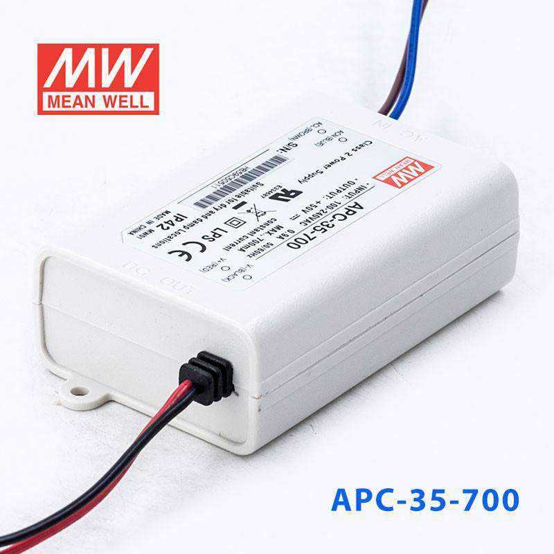 Mean Well APC - 35 - 700 Power Supply 35W 700mA - APC - 35 - 700 - powersupplymall.com