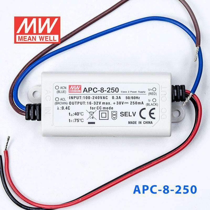 Mean Well APC - 8 - 250 Power Supply 8W 250mA - APC - 8 - 250 - powersupplymall.com