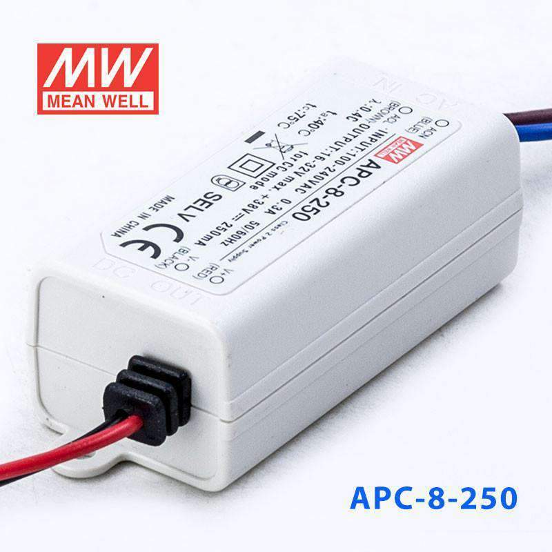 Mean Well APC - 8 - 250 Power Supply 8W 250mA - APC - 8 - 250 - powersupplymall.com