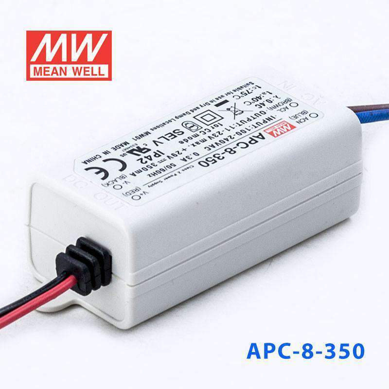 Mean Well APC - 8 - 350 Power Supply 8W 350mA - APC - 8 - 350 - powersupplymall.com