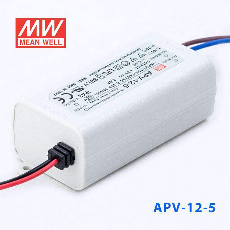 Mean Well APV - 12 - 5 Power Supply 10W 5V - APV - 12 - 5 - powersupplymall.com