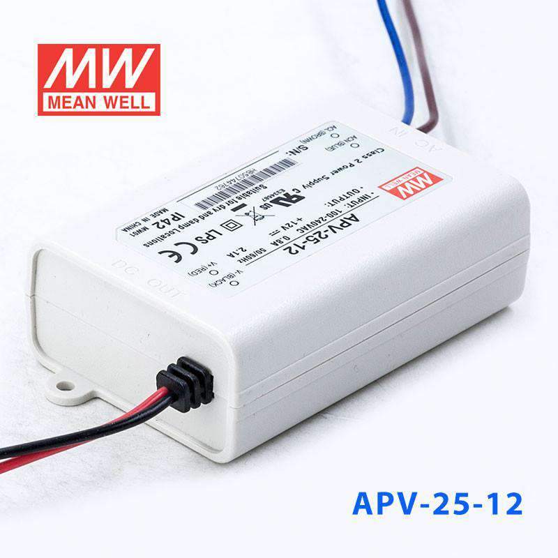 Mean Well APV - 25 - 12 Power Supply 25W 12V - APV - 25 - 12 - powersupplymall.com