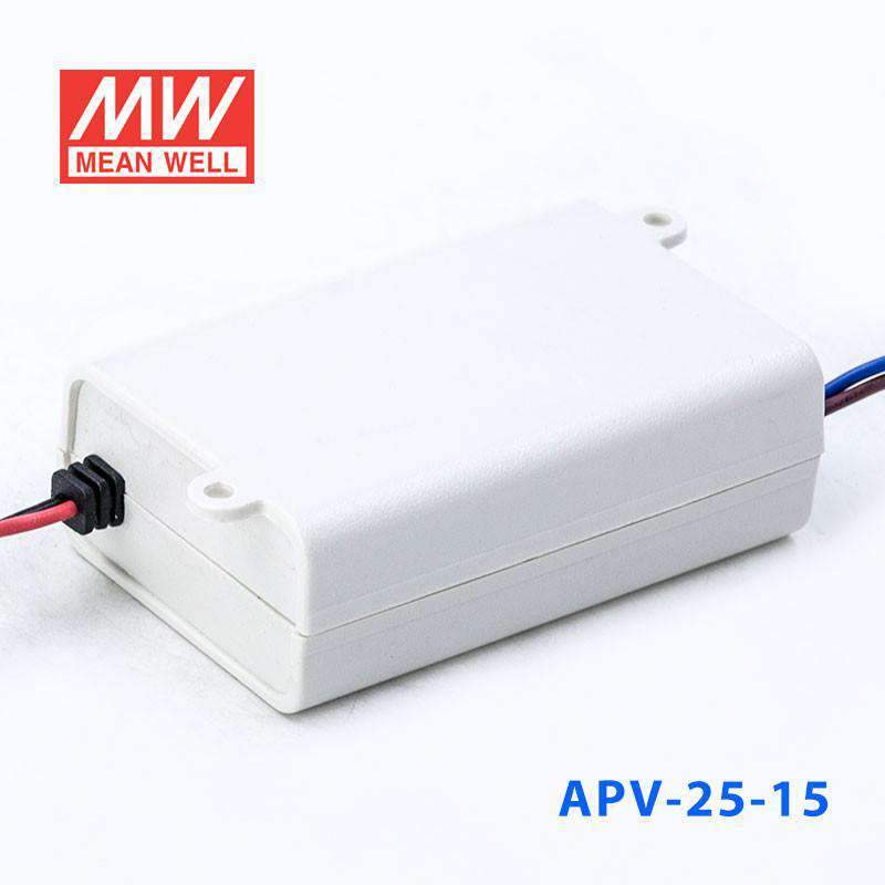 Mean Well APV - 25 - 15 Power Supply 25W 15V - APV - 25 - 15 - powersupplymall.com