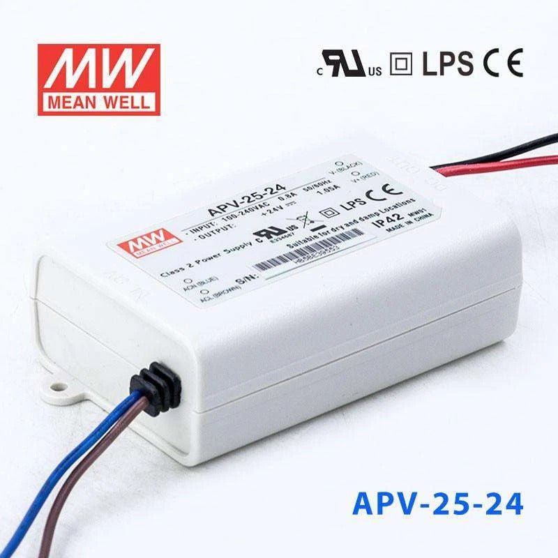 Mean Well APV - 25 - 36 Power Supply 25W 36V - APV - 25 - 36 - powersupplymall.com
