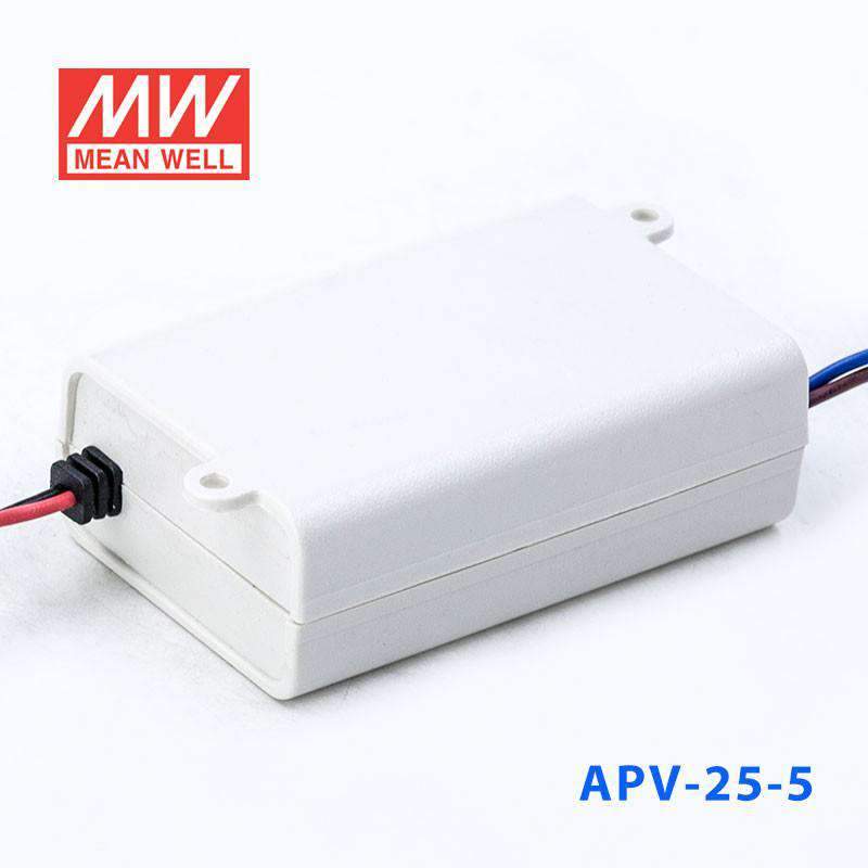 Mean Well APV - 25 - 5 Power Supply 16W 5V - APV - 25 - 5 - powersupplymall.com