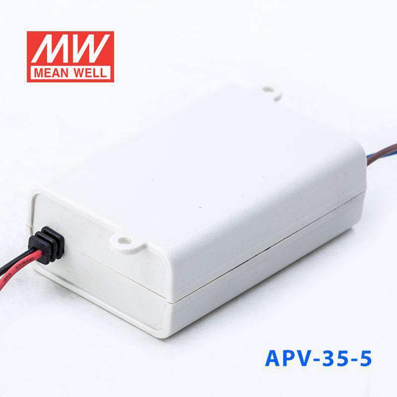 Mean Well APV - 35 - 5 Power Supply 25W 5V - APV - 35 - 5 - powersupplymall.com
