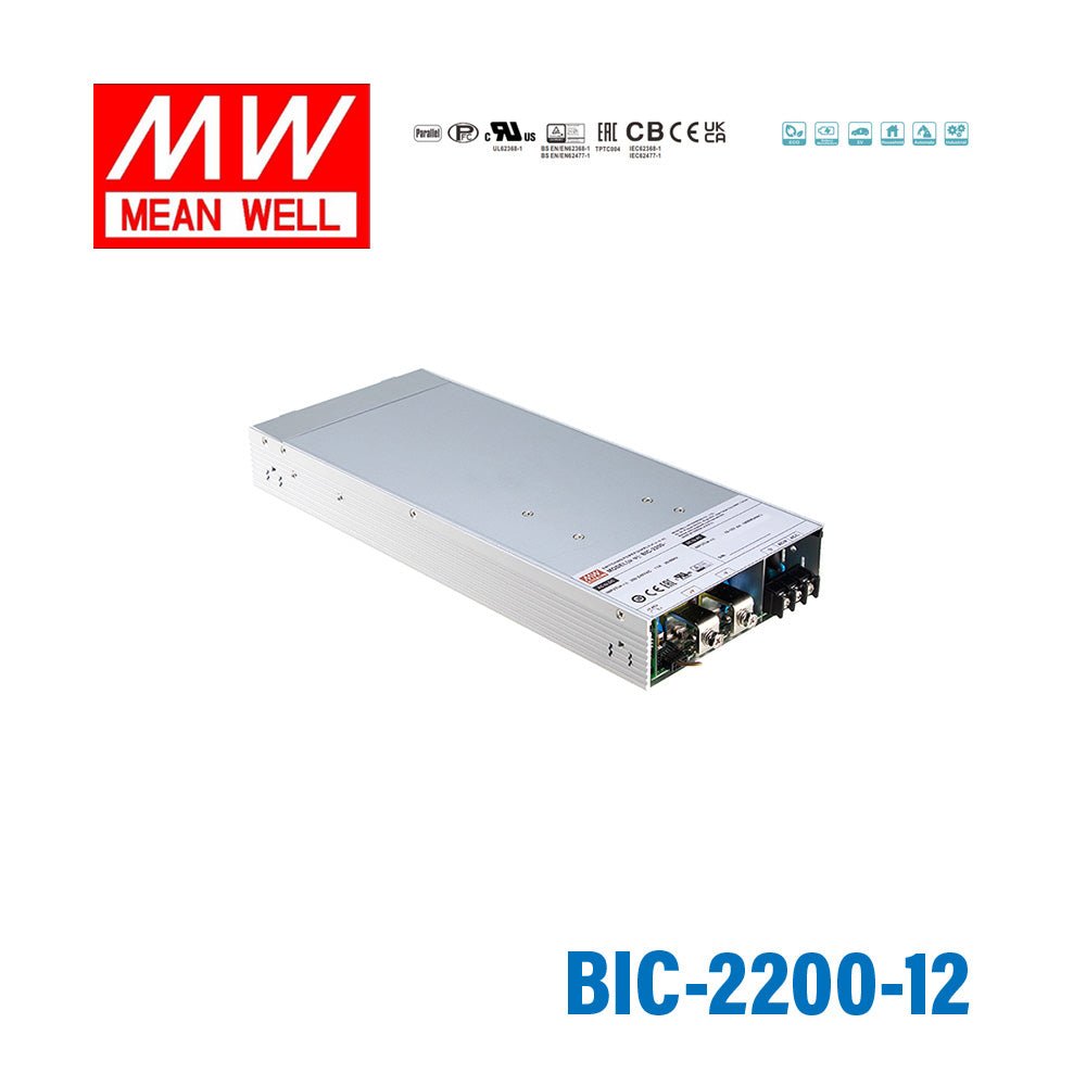 Mean Well BIC - 2200 - 12 Power Supply 2200W 12V 180A - BIC-2200-12 - powersupplymall.com