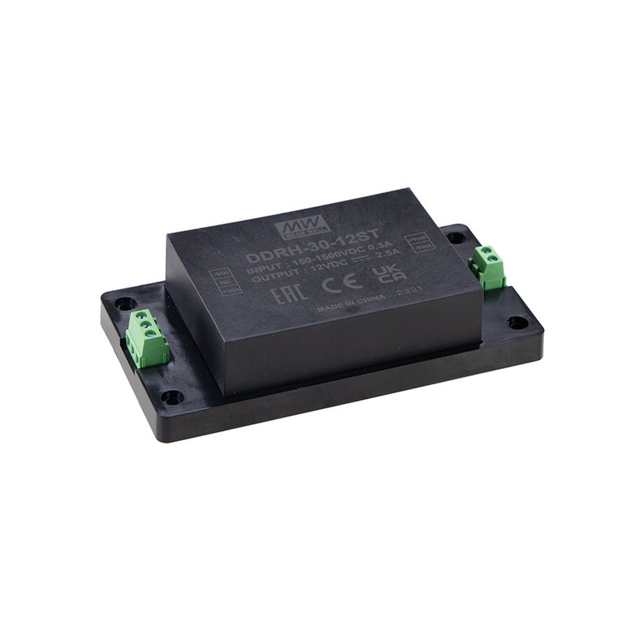 Mean Well DDRH - 30 - 48ST Ultra Wide Input DC - DC Converter, 30W 48V, Screw Terminal Type - DDRH - 30 - 48ST - powersupplymall.com