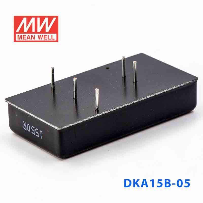 Mean Well DKA15B - 05 DC - DC Converter - 15W - 18~36V in ±5V out - DKA15B - 05 - powersupplymall.com