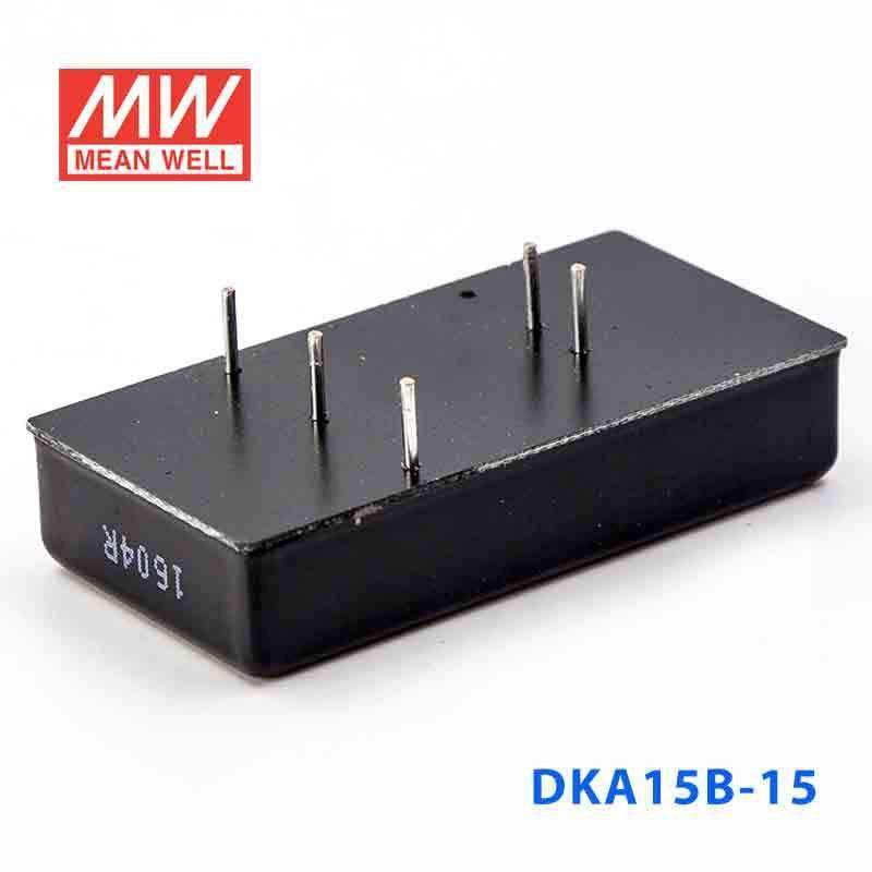 Mean Well DKA15B - 15 DC - DC Converter - 15W - 18~36V in ±15V out - DKA15B - 15 - powersupplymall.com