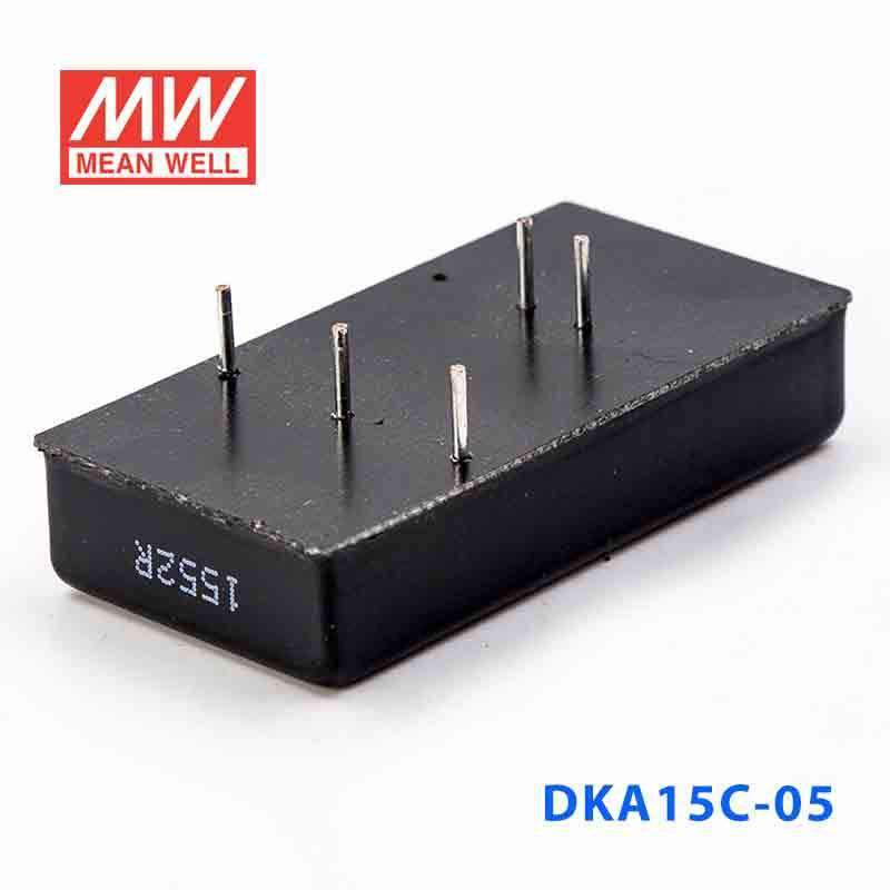 Mean Well DKA15C - 05 DC - DC Converter - 15W - 36~72V in ±5V out - DKA15C - 05 - powersupplymall.com