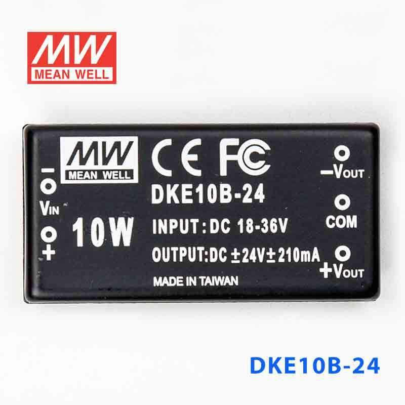 Mean Well DKE10B - 24 DC - DC Converter - 10W - 18~36V in ±24V out - DKE10B - 24 - powersupplymall.com