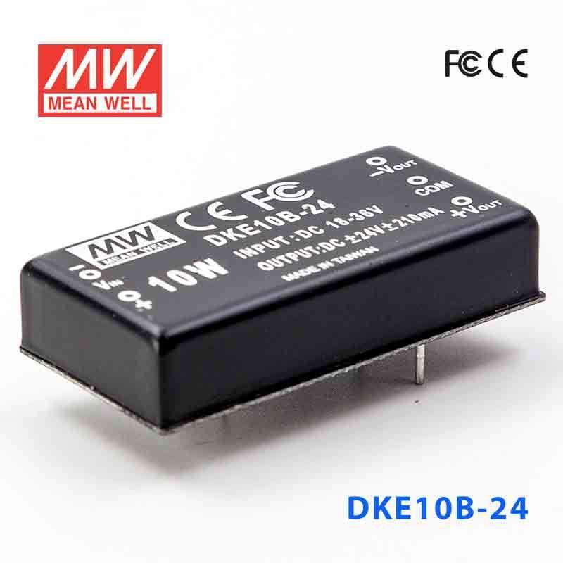 Mean Well DKE10B - 24 DC - DC Converter - 10W - 18~36V in ±24V out - DKE10B - 24 - powersupplymall.com