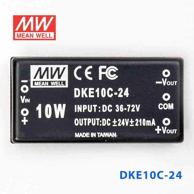 Mean Well DKE10C - 24 DC - DC Converter - 10W - 36~72V in ±24V out - DKE10C - 24 - powersupplymall.com