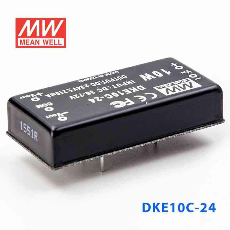 Mean Well DKE10C - 24 DC - DC Converter - 10W - 36~72V in ±24V out - DKE10C - 24 - powersupplymall.com