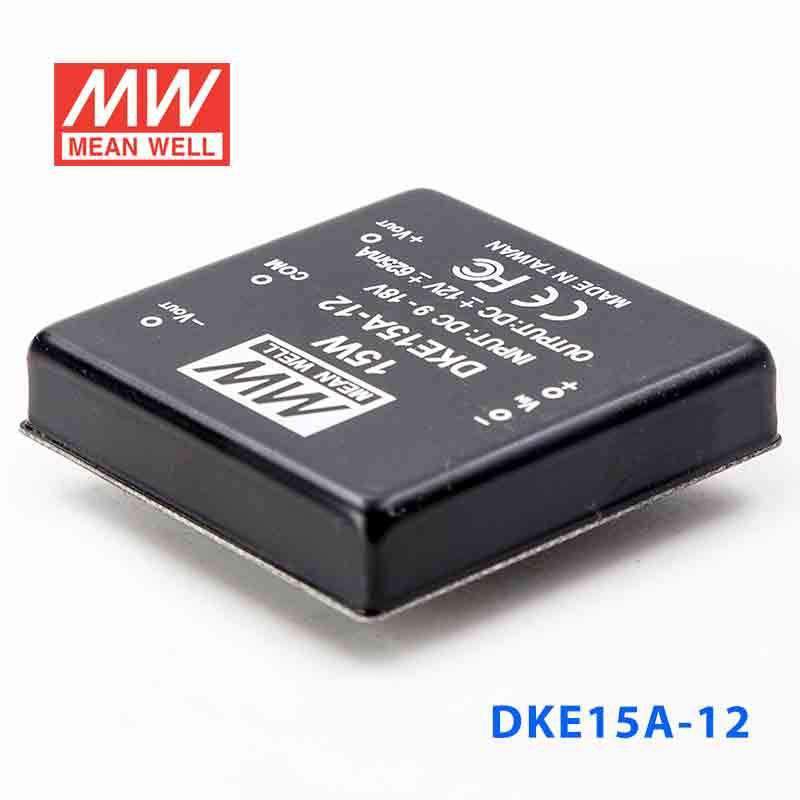 Mean Well DKE15A - 12 DC - DC Converter - 15W - 9~18V in ±12V out - DKE15A - 12 - powersupplymall.com
